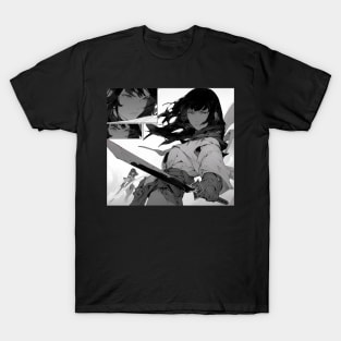 Anime Girl Cartoon Style - Manga Girl T-Shirt